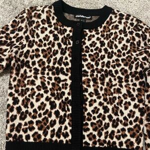 Charlotte Russe Kids Leopard Print Sweater